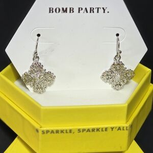 BP Silver And CZ earrings